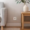 Napájacia zásuvka Nova s konektorom USB biela