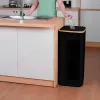 Selektívny zberač fliaš 100 l čierny
