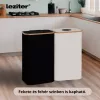 Selektívny zberač fliaš 100 l biely