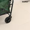 Skladací štandardný záhradný plážový vozík so stolíkom zelený