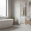 Rovný radiátor so sušičom uterákov 1600x600 mm biely