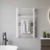 Zakrivený radiátor na sušenie maternice 1000x600 mm biely