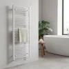 Zakrivený radiátor na sušenie maternice 1400x600 mm biely