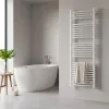 Zakrivený radiátor na sušenie maternice 1600x600 mm biely