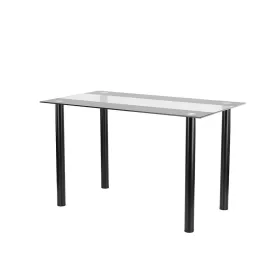 Štvorcový sklenený jedálenský stôl Riona 120 cm