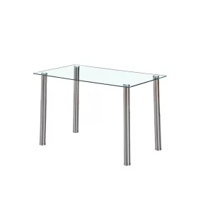 Štvorcový sklenený jedálenský stôl Berna 120 cm