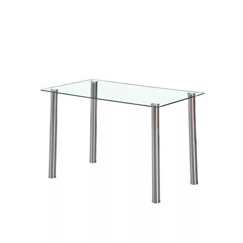 Štvorcový sklenený jedálenský stôl Berna 120 cm