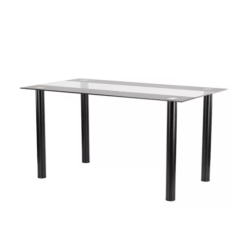 Štvorcový sklenený jedálenský stôl Riona 140 cm