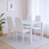 Liana 4+1 jedálenský set biely