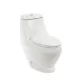 WC misa Coral Monobloc s mäkkým zatváraním sedadla a spodným splachovaním