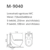 WC misa Coral Monobloc s mäkkým zatváraním sedadla a spodným splachovaním