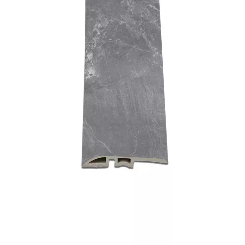 Vinyl SPC vyrovnávacia podlaha Fjord mramorový vzor tmavosivá 2400x45x8 mm