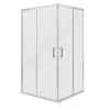 Malibu SQ 100x100 štvorcový sprchový kút bez sprchovej vaničky