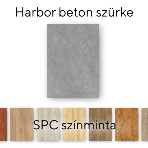 Leziter Harbor concrete grey Vinyl SPC podlaha vzorka/vzorka