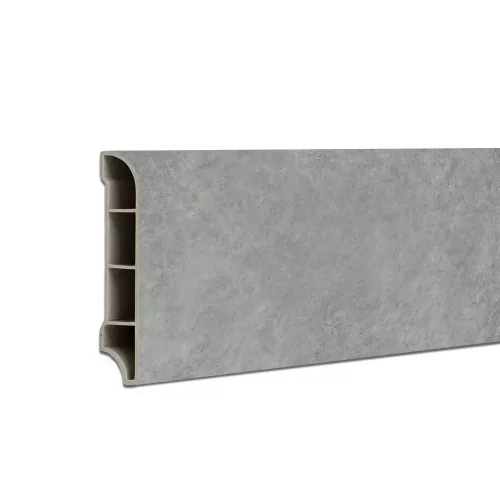 Vinylové SPC podlahové obruby Harbor betón sivá 2400x60x12 mm