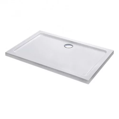 Modena Slim asymetrická štvorcová akrylová sprchová vanička, 80x120 cm