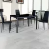 Jedálenská stolička Tino NOVA, čierna
