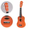 Drevené ukulele gitara pre deti, 4 nylonové struny hneďá