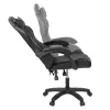 Kancelárske otočné kreslo Raven Gamer čierne