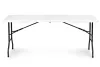 Cateringový stôl 180 cm, skladací do kufra, biely