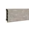 Vinylové podlahové obruby SPC Reno s efektom kameňa sivé 2400x60x12 mm