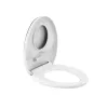Rion Soft Close WC sedadlo 2 v 1 s redukciou plastové biele