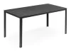 Záhradný stôl pre 6 osôb 156x78 cm polywood sivý