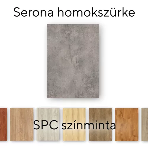 Leziter Serona Stone Effect Sand Grey Vinyl SPC Podlaha vzorka/vzorka