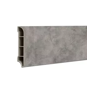   Vinylové podlahové obruby SPC Serona s efektom kameňa, pieskovo šedé 2400x60x12 mm