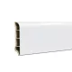 Vinylové podlahové obruby SPC Snehovo biele 2400x60x12 mm