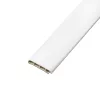 Vinylové podlahové obruby SPC Snehovo biele 2400x60x12 mm