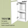 Závesná bočná skrinka Trent