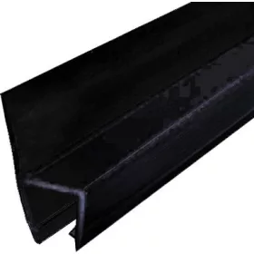   UP H 4/6 Čierny sifón v tvare H pre dvere sprchového kúta Kerra