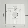 Zvukovoizolačná stena pre WC a bidet 39x42x1 cm