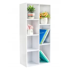 Biela knižnica 50x24x106 cm