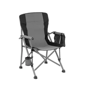 Kreslo Leziter Comfort s držiakom na poháre sivé