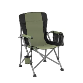 Kreslo Leziter Comfort s držiakom na poháre zelené