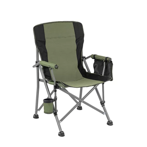 Kreslo Leziter Comfort s držiakom na poháre zelené