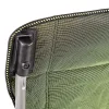 Rybárske kreslo Leziter Comfort Plus s podrúčkou a držiakom na pohár zelené