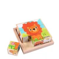 Drevené puzzle, skladačky