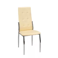 Jedálenská stolička s kovovým rámom