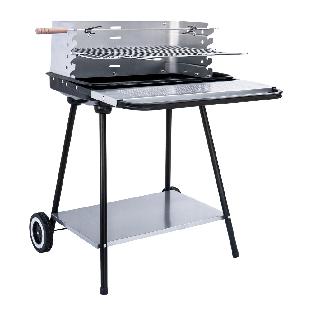 MIR404 gril na drevené uhlie, štvorcový