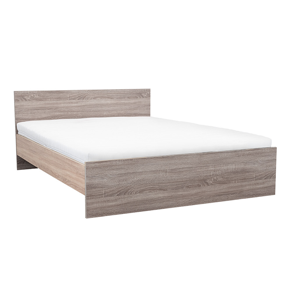 Manželská posteľ Miami bez posteľnej bielizne 160x200 cm dub york - dub sonoma