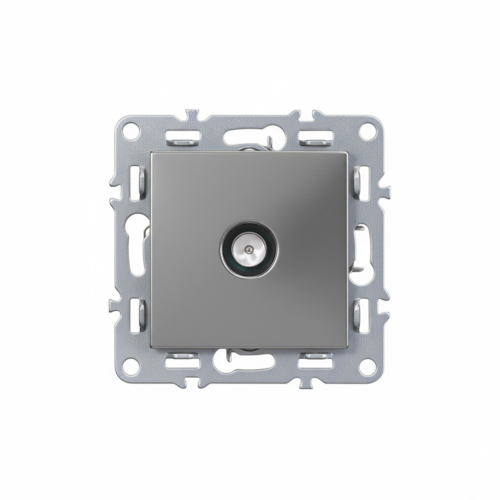 Nova TV zásuvka sivá