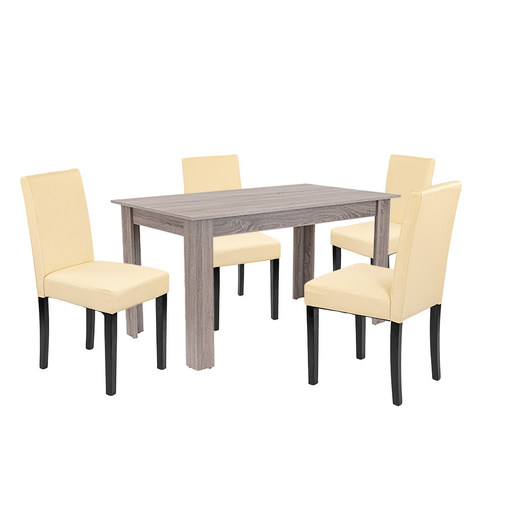 Leon 4+1 jedálenský set york dub-béžový