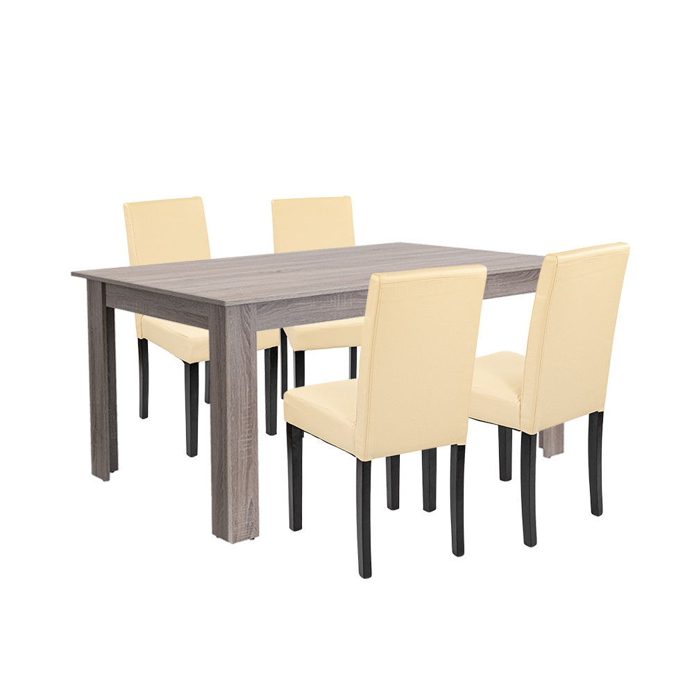 Leon 4+1 jedálenský set york dub-béžový