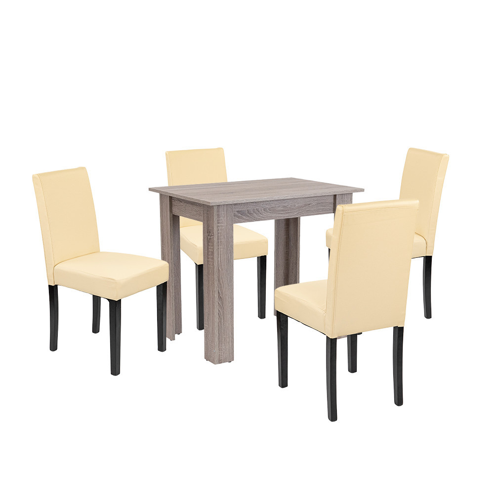 Leon 4+1 jedálenský set york dub-béžový