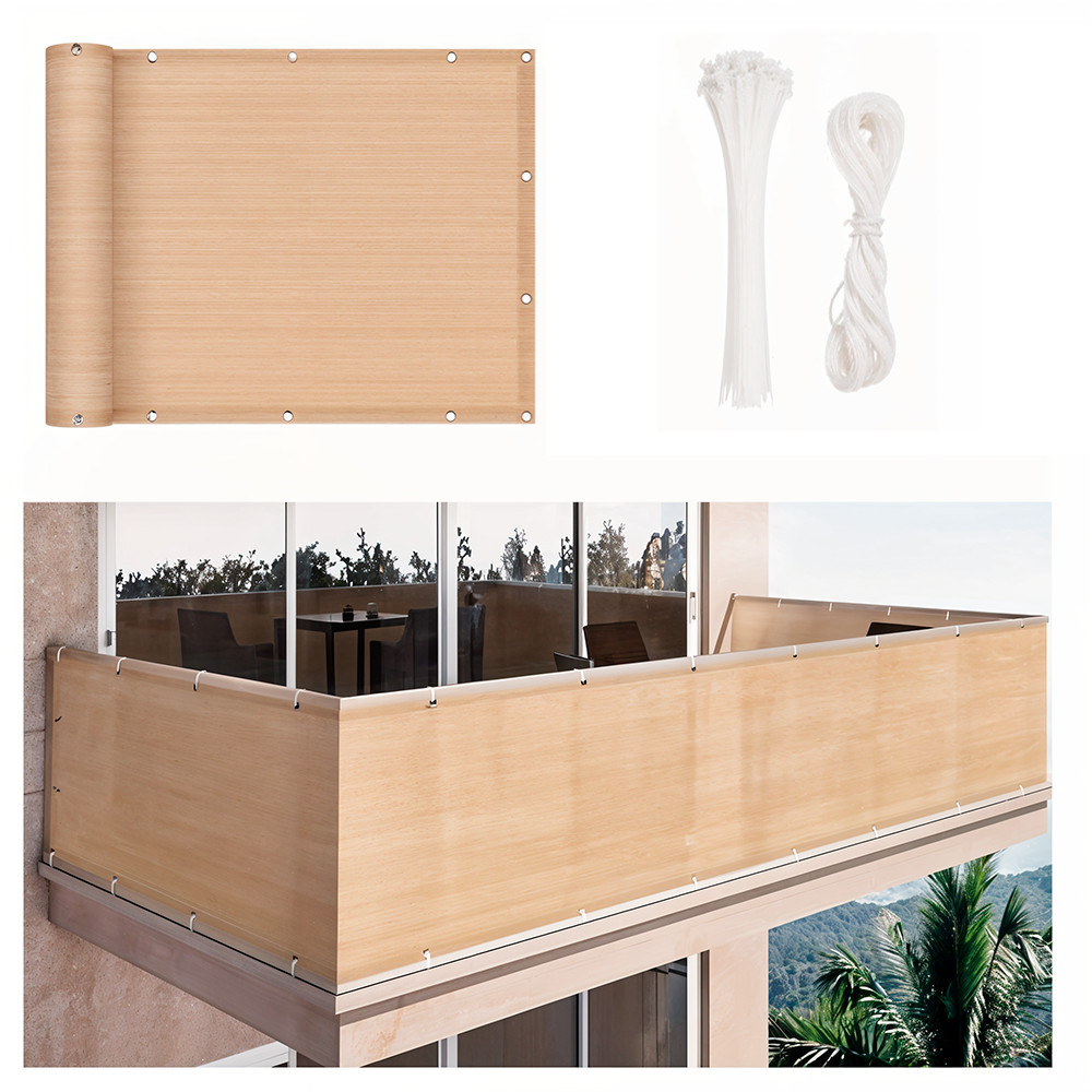 Balkónové tienenie, súkromie 5 m béžová