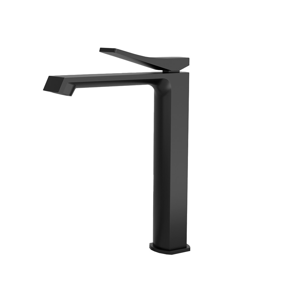 Vyvýšená umývadlová batéria Arno čierna